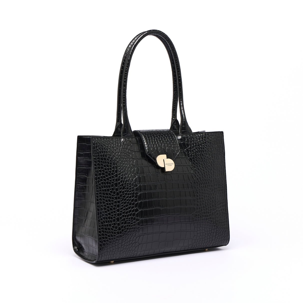 Bolso Tote Camille Grande De Cocodrilo