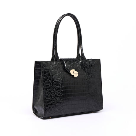 Bolso Tote Camille Grande De Cocodrilo