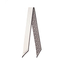 Tour de cou chic Fleurs noir 1