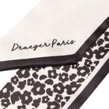 Tour de cou chic Fleurs noir 3