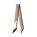 Tour de cou chic Rayures noir 1