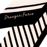 Tour de cou chic Rayures noir 3