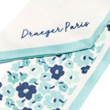 Tour de cou chic Fleurs bleu 3