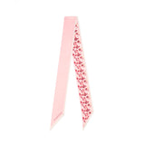 Tour de cou chic Fleurs rouge 1