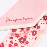 Tour de cou chic Fleurs rouge 3