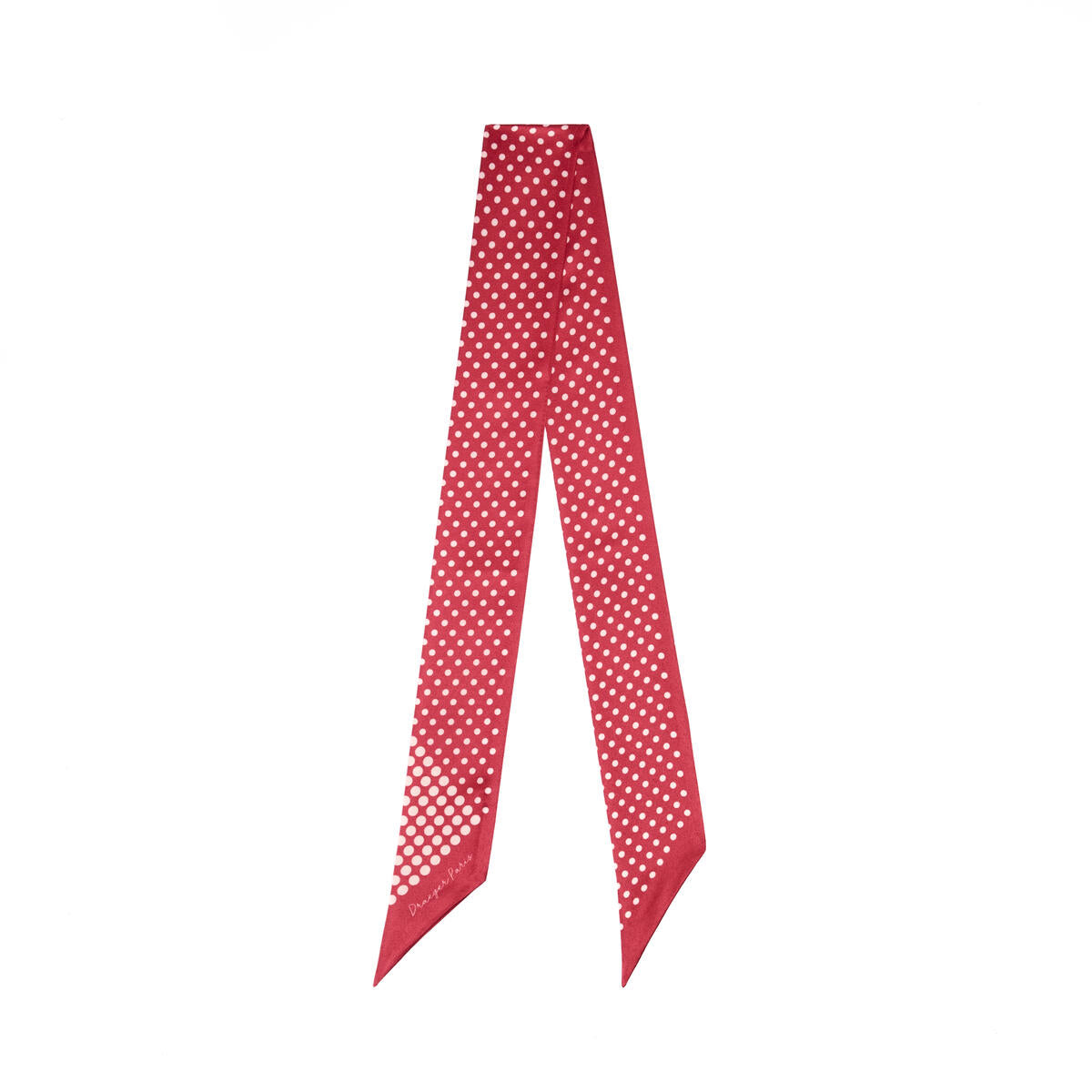 Tour de cou chic Pois rouge 1