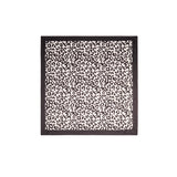 Carré chic Léopard noir 1