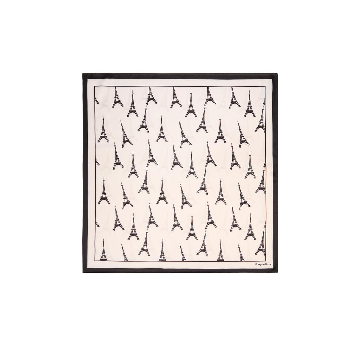Carré chic Tour eiffel noir 1