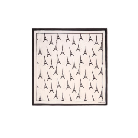 Carré chic Tour eiffel noir 1