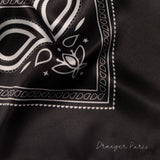 Carré chic Bandana noir 3