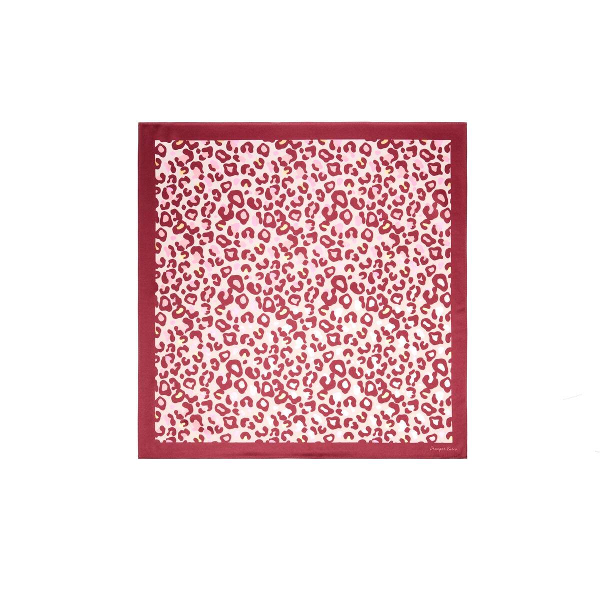 Carré chic Léopard rouge 1