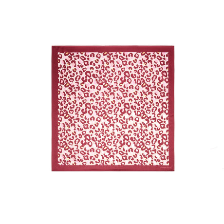 Carré chic Léopard rouge 1