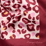 Carré chic Léopard rouge 3