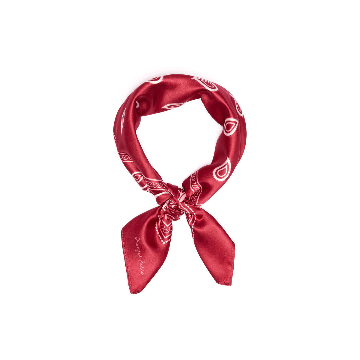 Carré chic Bandana rouge 2