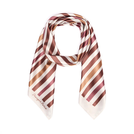 Grand carré chic Rayures nude 2