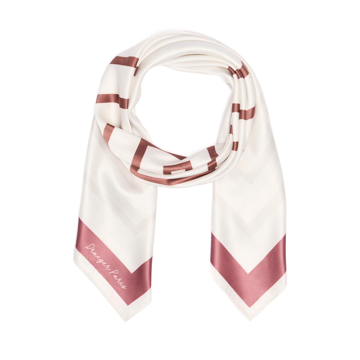 Grand carré chic Géométrique nude 2