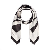 Grand carré chic Géométrique noir 2