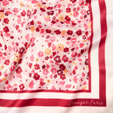 Grand carré chic Liberty rouge 3