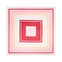 Grand carré chic Géométrique rouge 1