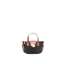 Mini Cabas Toile Noir 1