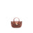 Mini Cabas Toile Chocolat 1