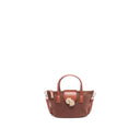 Mini Cabas Toile Chocolat 1