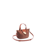 Mini Cabas Toile Chocolat 2