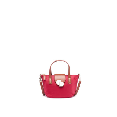 Mini Cabas Toile Cerise 1