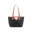 Moyen Cabas Toile Noir 1