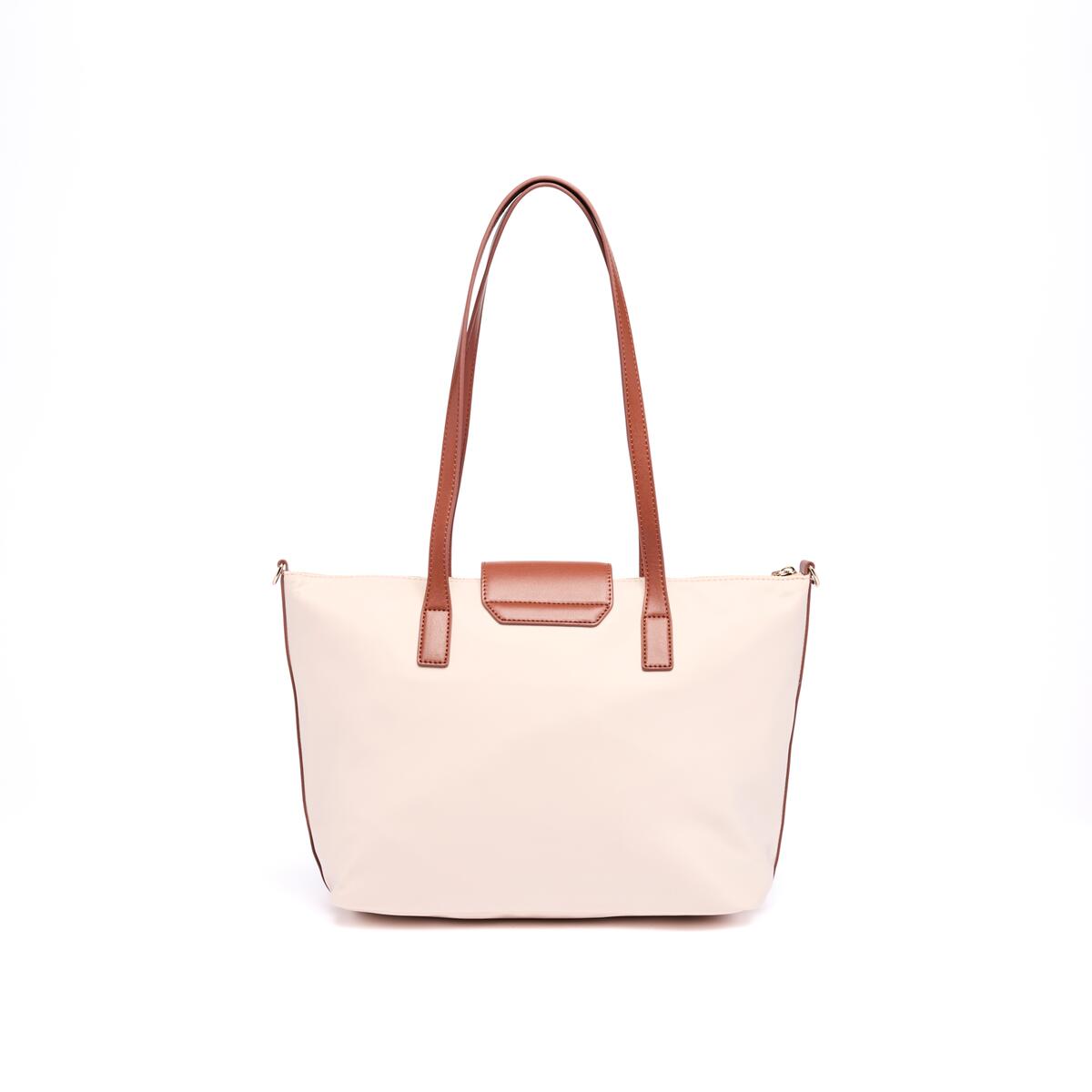 Moyen Cabas Toile Ivoire 3