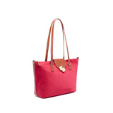 Moyen Cabas Toile Cerise 2