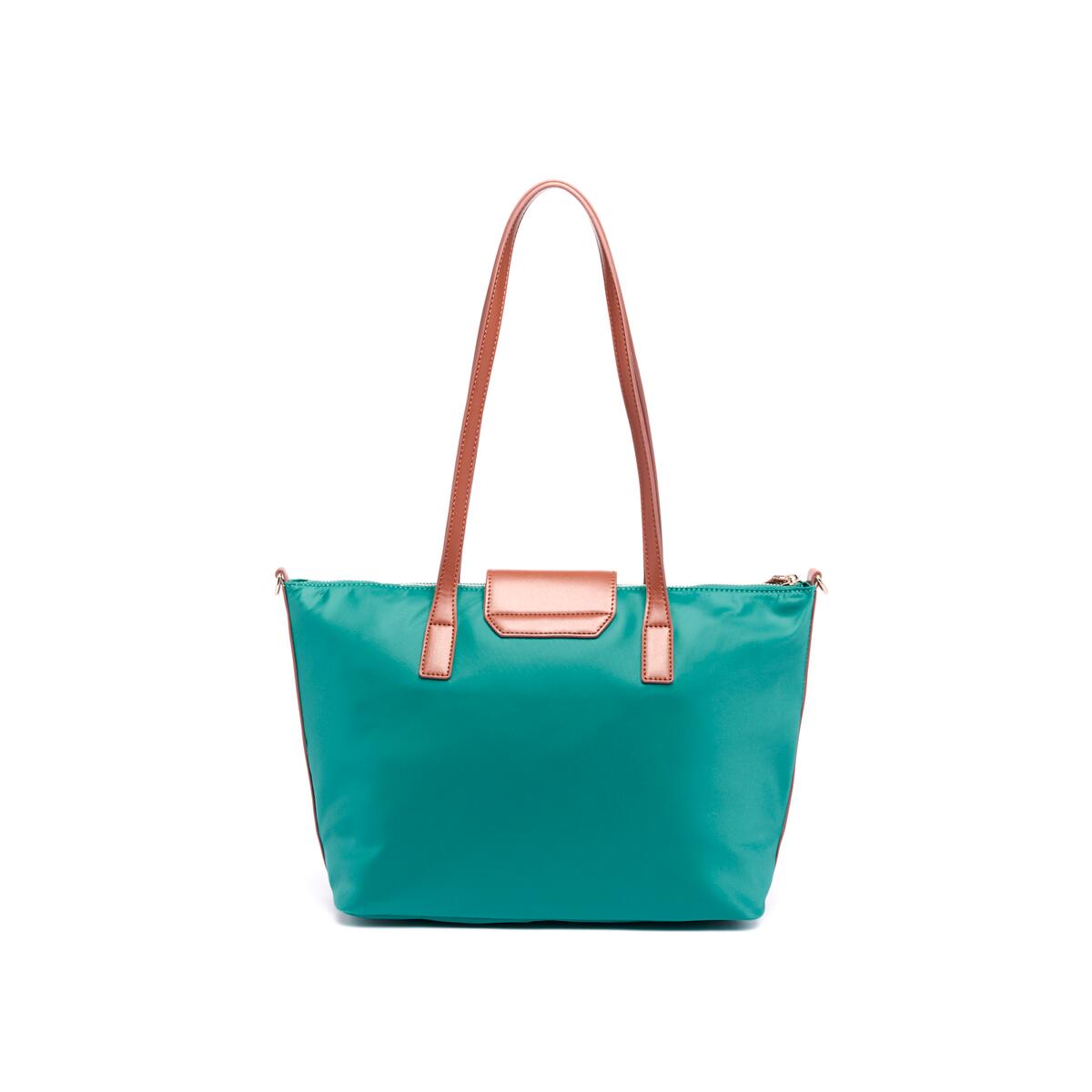 Moyen Cabas Toile Vert 3