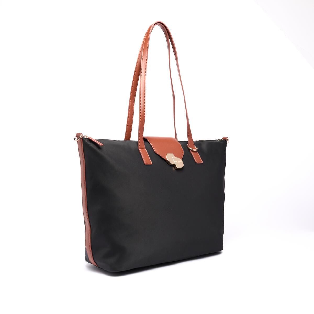 Grand Cabas Toile Noir 2