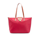 Grand Cabas Toile Cerise 1