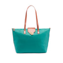 Grand Cabas Toile Vert 1