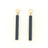 Boucles d'Oreilles Barre Email - Plusieurs Coloris