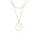 Collier Email Double Rang - Plusieurs Coloris