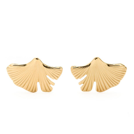 Boucles d'Oreilles Dorées Fleur 1