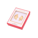 Boucles d'Oreilles Dorées Fleur 3