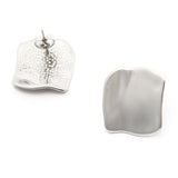 Cocktail Wave Hoop Earrings
