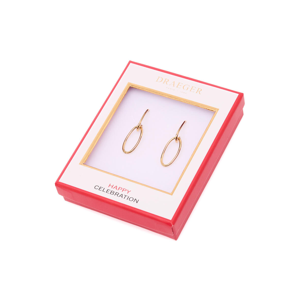 Boucles d'oreilles Dorées Ovales 3