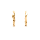 Cocktail Wave Hoop Earrings