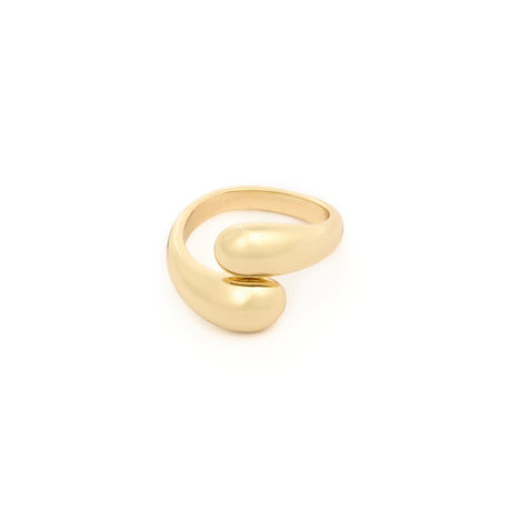 Bague Dorée Double Anneaux 1