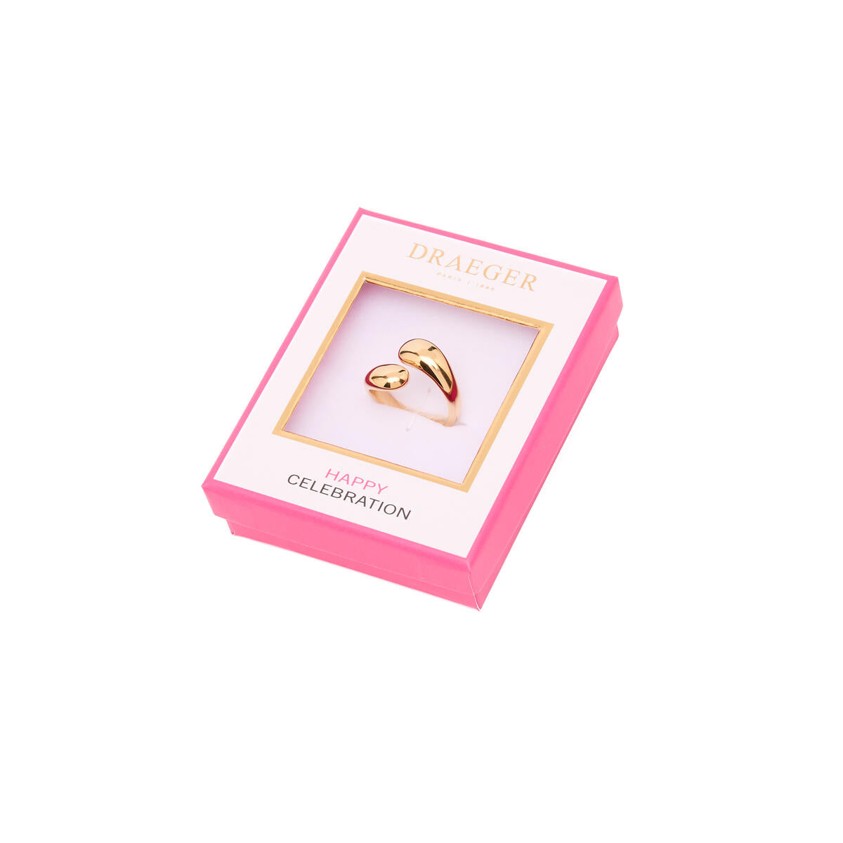 Bague Dorée Double Anneaux 3