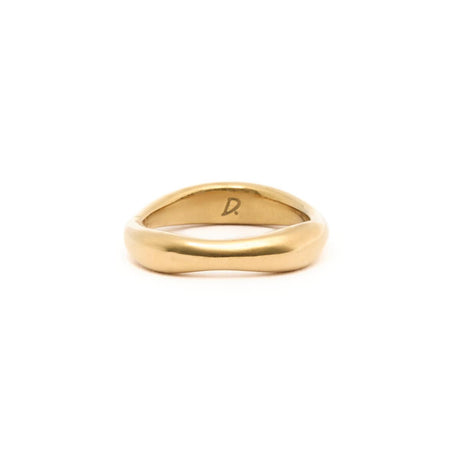 Bague Dorée Asymétrique 1