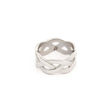 Bague Argentée Entremêlée 1