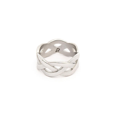 Bague Argentée Entremêlée 1