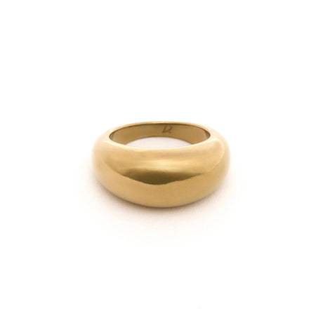 Bague Dorée Dome 1