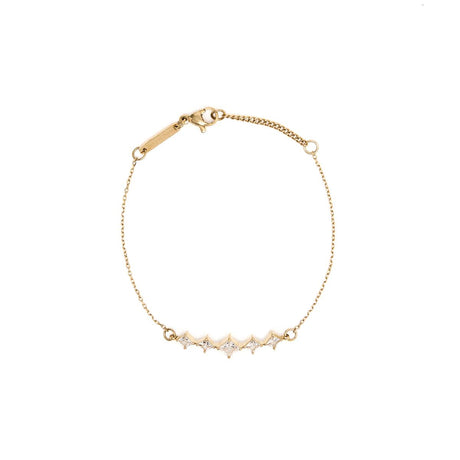 Bracelet Doré Barette de Pierres 1