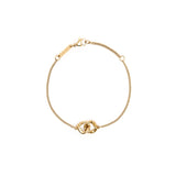 Bracelet Doré Anneaux Entrelacés 1
